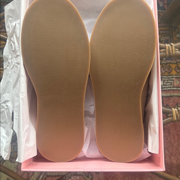 Intentionally Blank RISEN PLATFORM MULE Size 7CREAM / LEATHER / 7 - Picture 4 of 4